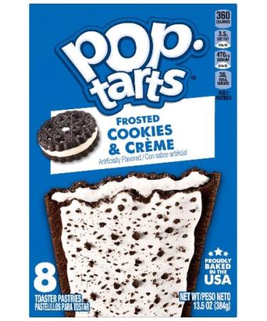 Pop Tarts Variety Pack 13.5oz - Eggo Maple, Cookies & Creme, Chocolate Fudge, Cinnamon Sugar, S'mores - Pack of 5 with Bonus Lollipops - Buy Online on GoSupps.com