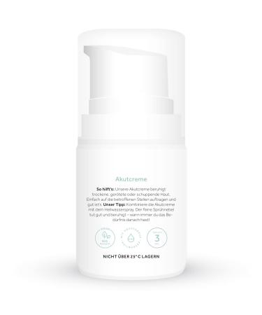 Aquatadeus Acute Cream for Itchy Skin & Psoriasis | Natural Healing Ointment for Body & Scalp | 100% Natural Special Care with Healing Water - Buy Online on GoSupps.com