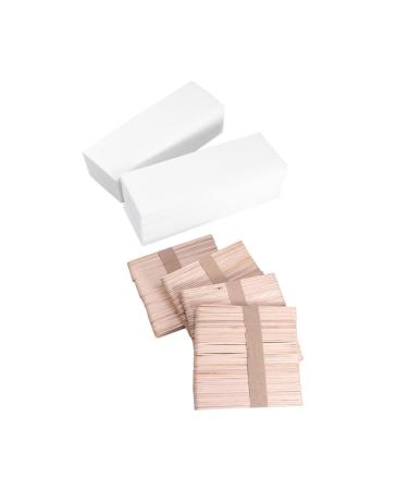 FRCOLOR STARK 400 STK wax stripes for hair removal depilatory growth colonization of depilatory paper depilatory strips hair removal wax stripes hair removal stripes bamboo face 400PCs As shown