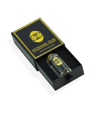 INTENSE OUD Khashab Al Sandal Perfume Oil 12ML (0.40 OZ) With Black Gift Box Cardamom & Violet Layered With Sandalwood & Creamy Coconut. - Buy Online on GoSupps.com