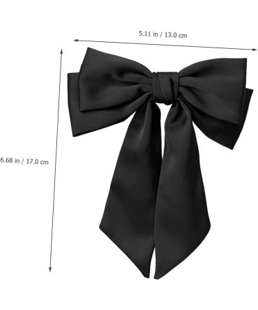 Gogogmee Bow Hairpin Ribbon for Hair Bow Hair Clips Hair Ribbon Bow Barrettes for Women Bows for Women Hair Ribbons for Women Barrettes for Thick Hair Women Hair Bows Ponytail Clip - Buy Online on GoSupps.com