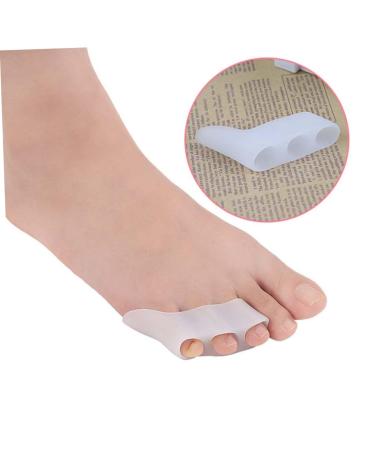 5 Pair Silicone Bunion Spacer Separators for Men and Women - White Toe Stretchers for Bunions Gasket Thumb - Healeved Stretcher - Buy Online on GoSupps.com