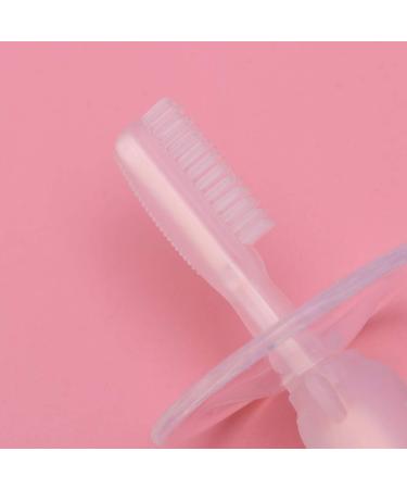 Buy Tahnbrush - Soft Silicone Toddler & Baby Toothbrush Set (8 Piece) | Tooth Training for Newborns - Pink - Buy Online on GoSupps.com