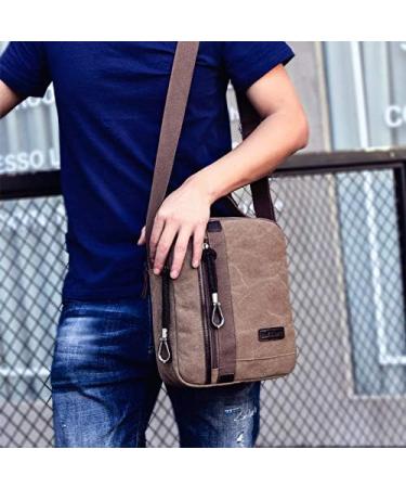 Small Vintage Canvas Travel Purse Mini Shoulder Bag - Black - Buy Online on GoSupps.com