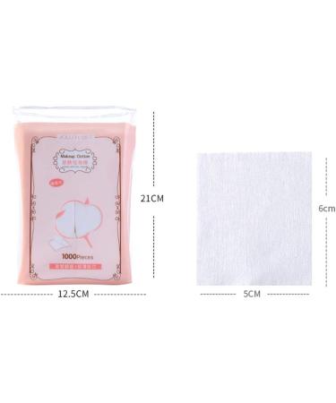 1000pcs Three-Layer Disposable Makeup Cotton Pads - Portable Facial Cotton for Flawless Beauty - International Shipping - Buy Online on GoSupps.com