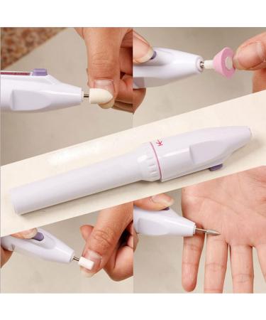 Electric Nail Drill Professional Electric Manicure Pedicure Nail File Set Portable Mini Nail Drill System Manicure Polishing Shape Tools with 5 Grinding Head 1Set Battery Not Included - Buy Online on GoSupps.com