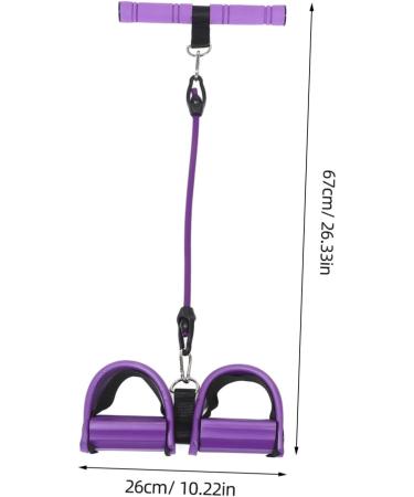 Buy BESPORTBLE Pedal Tensioner Elastic Bands for Foot Exercise - Resistance Training Equipment for Sit-Ups & Abdomen Workouts - International Shipping Available - TPE Purple - Buy Online on GoSupps.com
