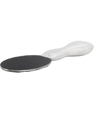 Stainless Steel Dual Sided Foot Scrubber Callus Remover with Replaceable Sandpaper for Comfortable Handle Design Multifunctional Applications - Buy Online on GoSupps.com