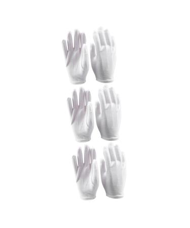Healeved 54 Pairs Industrial Gloves Moisturizing Gloves Kitchen Gloves Beauty Gloves Large Cotton Gloves for Moisturizing Gloves Working Gloves Safety Work Gloves White Hand