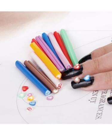 Pack Of 50 Cute Nail Art Canes Sticks Manicure Canes 3D Fruit Pattern Slices Perfect For Diy Crafts Cellphone Decoration Nail Art Decoration(Fruit) - Buy Online on GoSupps.com