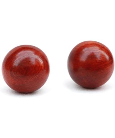 Solustre 4-Piece Wooden Baoding Massage Balls - Stress Relief & Fitness Hand Strengthening Device - Buy Online on GoSupps.com
