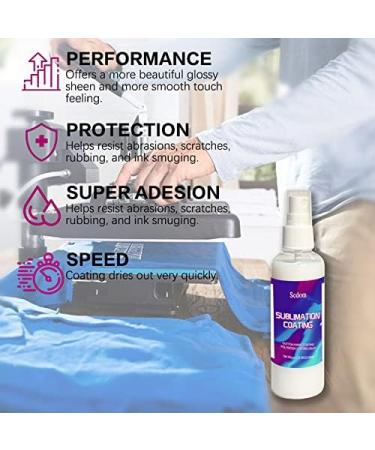 SCDOM Sublimation Coating Spray for Cotton & Polyester - Enhance Color Vibrancy & Print Adhesion on Fabric, Wood, Canvas, Tote Bags & Pillows - Buy Online on GoSupps.com