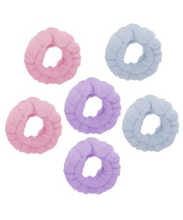 FRCOLOR 3paires Bracelets Serviettes pour Lavage Visage Set Confortables et R utilisables pour Usage Spa et Domestique