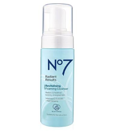 No7 Radiant Results Revitalising Foaming Cleanser 150ml - Gentle Daily Cleanser - Buy Online on GoSupps.com