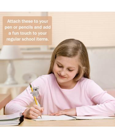 8-Piece Koala Stuffed Animal Clips Set - Small Koala Clip for Women's Hair & Pencil Hugger for Girls - Brown & Grey - Buy Online on GoSupps.com