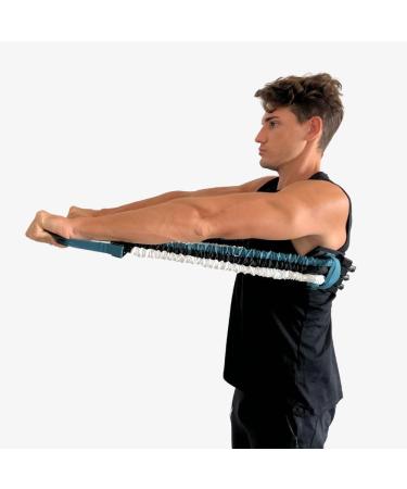 SmartWorkout SmartPress - Adjustable Resistance Pectoralis & Back Expander | 80kg Capacity | 6 Foam Loop Bodybuilding Tapes - Buy Online on GoSupps.com