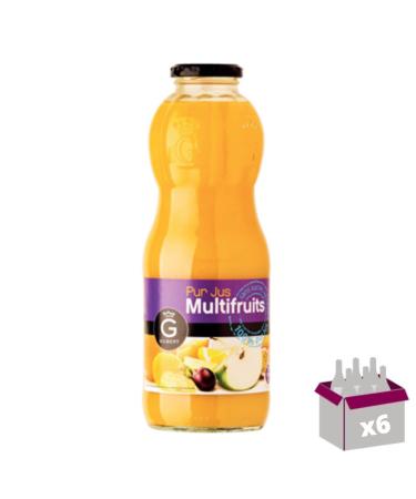 6x1L in glass - Pure Rioba multi-fruit juice
