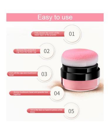 Allbestaye Makeup Cheek Air Cushion Blusher #3 - Natural Brightening Blush Powder (5g) for Radiant Skin | International Shipping Available - Buy Online on GoSupps.com