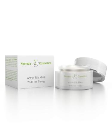 Xemeda Cosmetics Face mask and night treatment Intensive care with natural oils white tea and silk proteins Natural cosmetic 50 ml Made in Germany