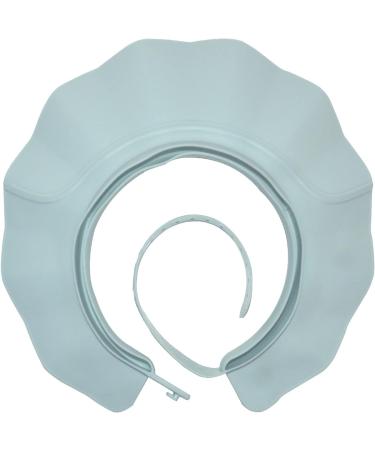 Baby Shower Cap Bath Visor | Adjustable Silicone Protection for Kids | Haze Blue - Buy Online on GoSupps.com