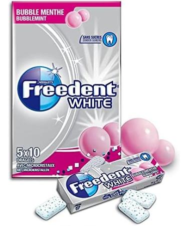 Freedent - White Bubble Mint Dragees 70 g - Pack of 3 - Buy Online on GoSupps.com