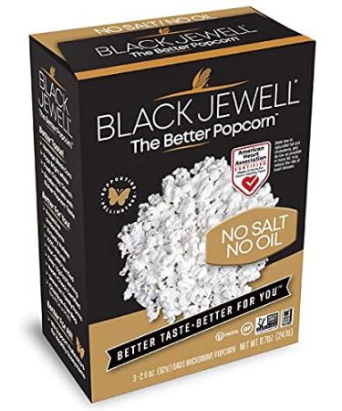 Black Jewell Hulless Microwave Popcorn - No Salt, No Oil - 10.5 oz (Pack of 1) - Buy Online on GoSupps.com