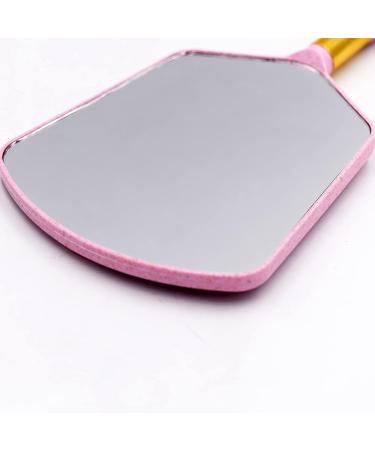 YCHMIR Handheld Mirror 6x13 inch Pink-Square for Barber Hairdressing Salon - Buy Online on GoSupps.com