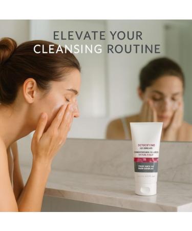 Facial Scrub for Daily Skin Care Routine Gentle Exfoliating Face Wash with Smooth Texture for Regular Use Refreshing Clean Feel 5 fl oz - Buy Online on GoSupps.com