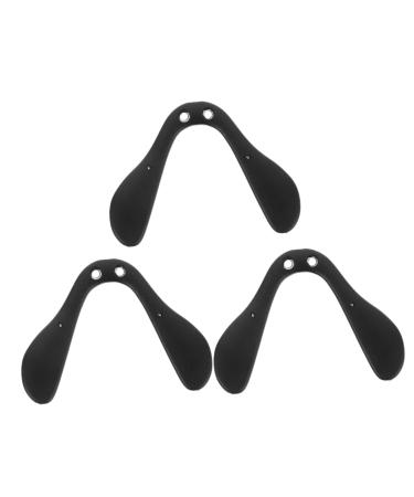 Magiclulu 3st glasses nasal pads replace glasses pads. Glasses nose replacement nose piece U-shaped nose pads soft nose protection glasses handle bicycle glasses child metal in