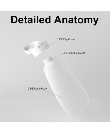 Refillable Cosmetic Dispensers 100ml Travel Containers for Shampoo Travel Containers for Shampoo Portable Leak Proof Bottle Refillable for Liquid Shampoo Lotion - Buy Online on GoSupps.com