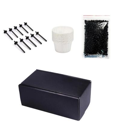 Nose wax kit nose wax-nose-wax kit for men and women painless hair with 10 cardboard cups nose-ear wax kit