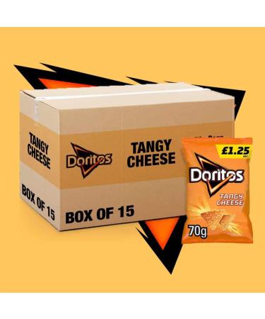 Doritos Tangy Cheese Tortilla Chips Crisps Case of 15x70g - Buy Online on GoSupps.com