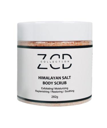 Dry Himalayan Salt Body Scrub | Rose | 282g | All Natural Ingredients Sweet Almond Oil Grape Seed Oil Jojoba Oil Vitamin E Aloe Vera | Exfoliating Moisturizing Replenishing Restoring Soothing