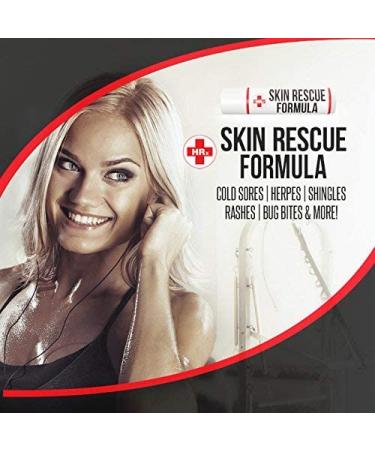 Skin Rescue Formula for Clear Skin - Herp Stop Discreet - 100% Natural with Peppermint Oil, Shea Butter, Zinc, Tea Tree, and Coconut Oil - 0.5 oz - Buy Online on GoSupps.com