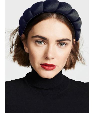 YOUNUO Spa Headband for Women - Sponge & Velvet Fabric, Black - Face Washing, Makeup, Skincare, Shower - Hair Accessories - Buy Online on GoSupps.com