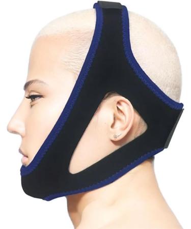 Snoring Chin Strap - Veralabs Airflow Jaw Strap for Better Sleep | Close Mouth Jaw Support (Black 1pc - Buy Online on GoSupps.com