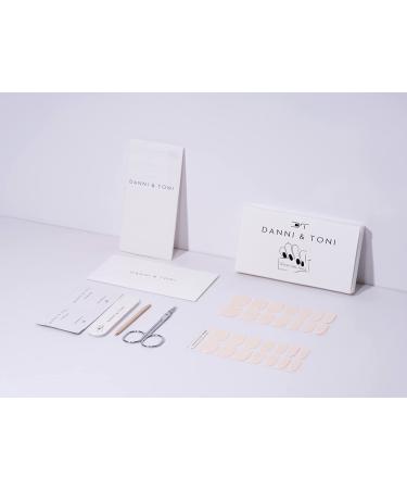 DANNI & TONI Semi Cured Nail Stickers Gel Nail Strips - 28 Chic Nude Solid Color Wraps - Buy Online on GoSupps.com