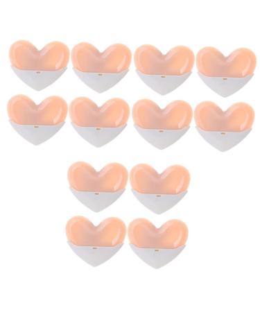 LALAFINA 12 STK eyebrows trimmer beauty tools shaver disposable eyebrow razor in heart shape Small eyebrow trimmer lady shavering razor eyebrow trimmer for hair 6x5cmx3pcs rosax3stk