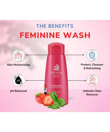 Gentle Vagina Wash - Natural pH Balance Feminine Wash 75ml with Chamomile and Licorice - Buy Online on GoSupps.com