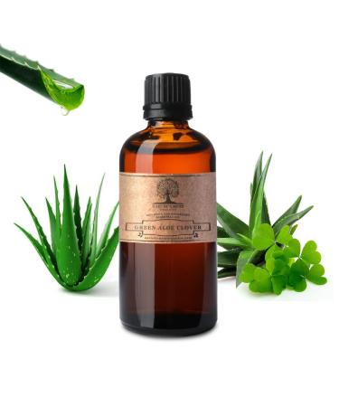 Green Aloe Clover - 100% Pure Aromatherapy Grade Essential Oil by Nature's Note Organics - 4 Fl Oz