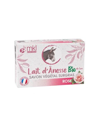 MKL Green Nature Lait d' nesse Bio du Gers Savon V g tal Surgras Rose 100 g