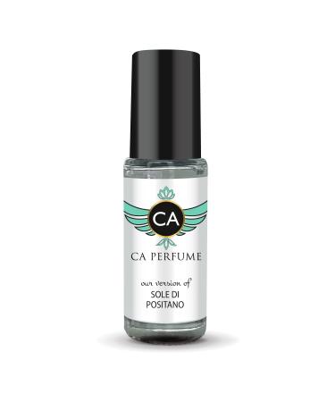 CA Perfume Impression of Sole Di Positano Unisex Perfume Oil Citrus Scent Long Lasting Fragrance for Women and Men Travel Size Mini Perfume Sample TSA Ready Body Oil Roll-on 0.14 Fl Oz 4ml