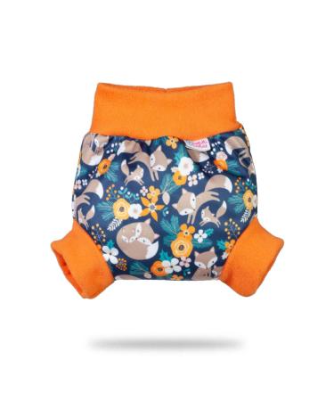 Petit Lulu Pull Up Pul overpants size XXL |Waterproof hatching overpants for panthedules |Fleet diapers |Made in the EU (Fox Family)