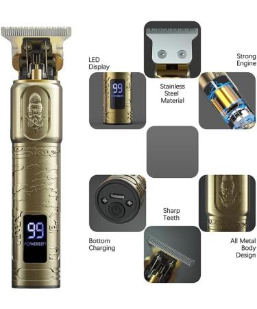 Bestauty 2-in-1 Hair Trimmer & Electric Razor for Men with 4 Guide Combs | USB Rechargeable Cordless Haircut and Beard Trimmer Kit for Salon/Barbers/Home Use - Buy Online on GoSupps.com