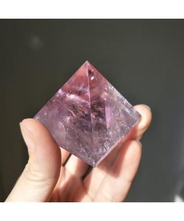 Natural Crystal Rough 40mm Natural Amethyst Purple Quartz Crystal Pyramid Beautiful Natural Crystal Stone QINTINYIN