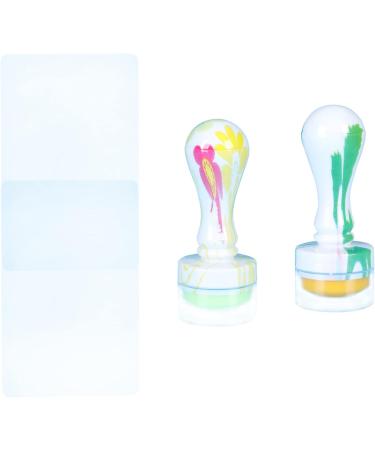 Minkissy Silicone Nail Stamp & Scraper - Clear Nail Art Stamping Tool for Acrylic Manicure 8x3cm - Buy Online on GoSupps.com