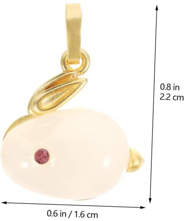 Zerodeko 10 pcs jade rabbit pendant charm bracelet handmade bracelets woven bracelet bunny costume Charms bracelet pendant Necklace Charm DIY Bracelet Charms DIY Keychains Charms Model 2.2X1.5cmx4pcs As Shownx4pcs - Buy Online on GoSupps.com