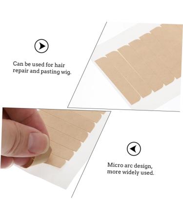 FRCOLOR 6 Sheets Double-sided Tape Wig Toupee Hair Bands Hair Ribbon Tape Hair Extensions Tape for Hair Extensions Hair Extension Tape Double Sided Double Sided Tape Bangs Adhesive - Buy Online on GoSupps.com