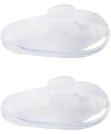 Seasio Soft Oval Silicone Nose Pads for Glasses - Transparent 5 Pairs | Comfortable Eyewear Accessories for All Styles - Buy Online on GoSupps.com