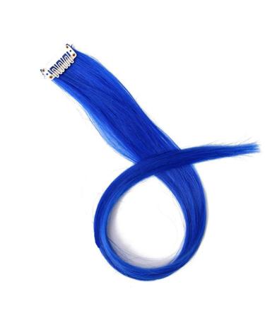 Color Highlight Synthetic Hair Extensions And Hair Clips In A Colored 20-inch Fashion Wig 18inches #26